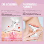Facial massager with ion technology and LED light