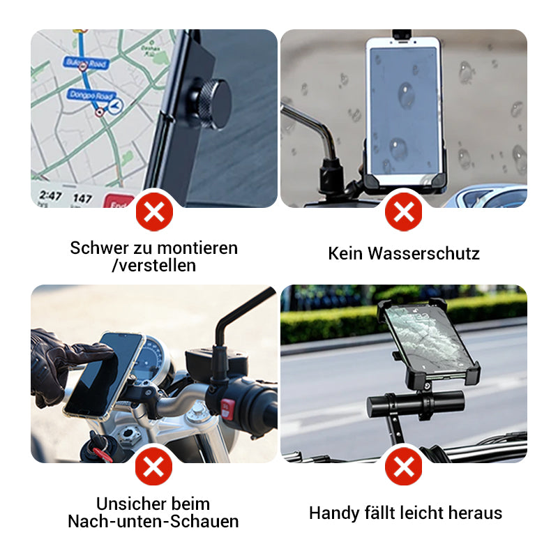 Wasserdichte Smartphone-Halterung für Fahrrad und Motorrad