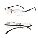Lesebrille mit Blaulichtfilter – Randlos, 17g leicht