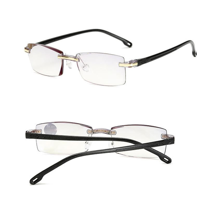 Lesebrille mit Blaulichtfilter – Randlos, 17g leicht