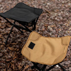 Foldable Camping Stool – Portable Outdoor Seat with Mesh Storage