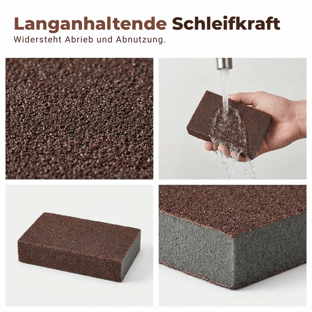Aluminum Oxide Sanding Sponge – Stubborn Crusts