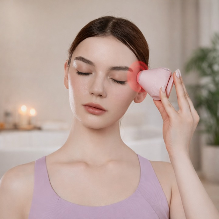 Massage Ball mit Saugnapf für Selbstmassage
