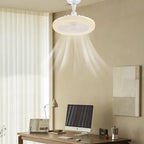 Deckenventilator mit LED-Licht – In jede Lampenfassung einschrauben, inkl. Fernbedienung