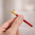 Perlstickerei-Set mit 3 Nadeln – Stickrahmen-Haken für Perlen