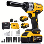 21V Cordless Impact Wrench with Brushless Motor
