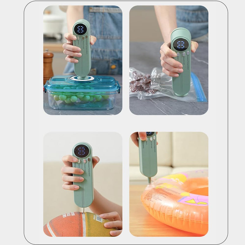Cordless Vacuum Sealer with Display – Compact and Rechargeable