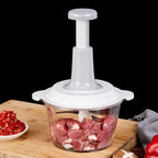 Manual chopper without power – stainless steel blades