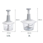 Manual chopper without power – stainless steel blades
