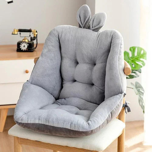 Ergonomisches Sitzkissen mit Rückenstütze und Hasenohren