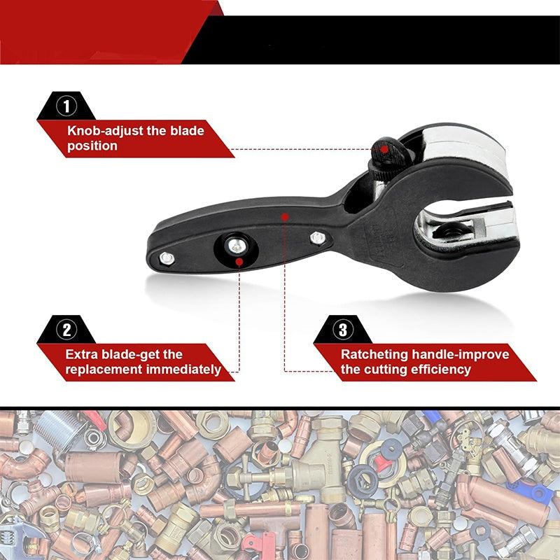 Rohrschneider Ratsche für Kupfer, PVC und Edelstahl