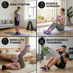 Fitnessband mit Fußstützen für Ganzkörpertraining