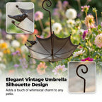 Metal Bird Bath Umbrella Design – Hanging for Garden