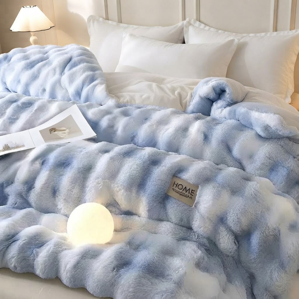 Fleece Bettdecke Milchvelours – Kuschelweich