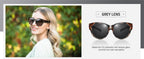 Sunglasses with Polarized Lenses – Cat-Eye Style