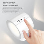 LED wall light with remote control and magnetic base