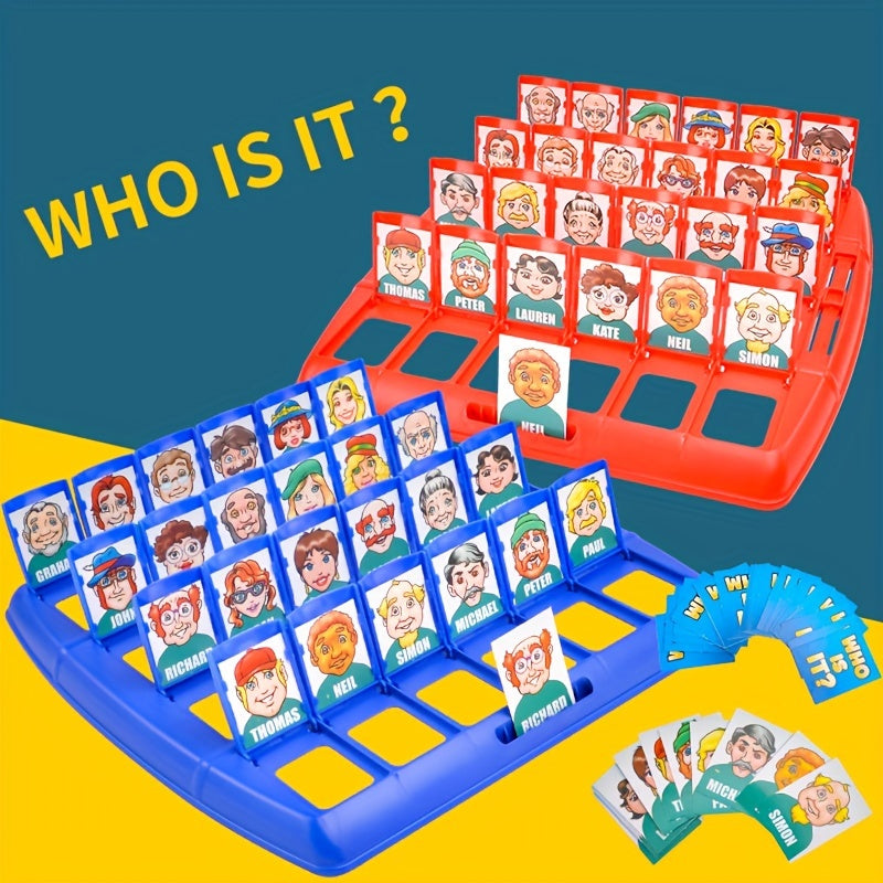Ratespiel Wer ist es – Klassisches Gesellschaftsspiel für 2 Spieler