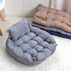 3-in-1 pet bed – Sofa, mat, or sleeping cave in one