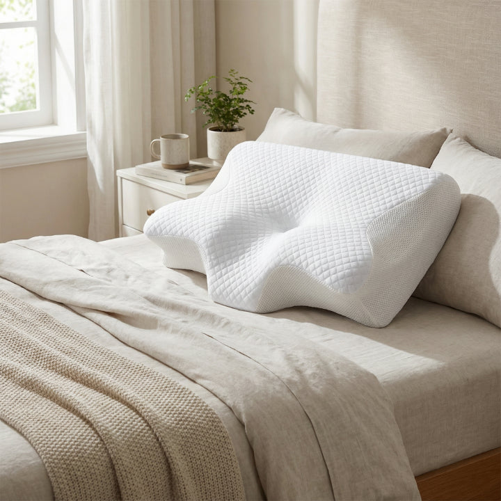 Ergonomisches Nackenstützkissen mit Memory Foam