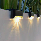 4er-Set Solar-Terrassenlichter – Wetterfestes Außenlicht Mivoza Deutschland