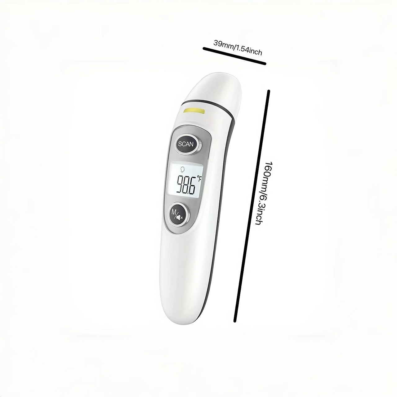 Infrarot-Thermometer 2-in-1 für Ohr und Stirn