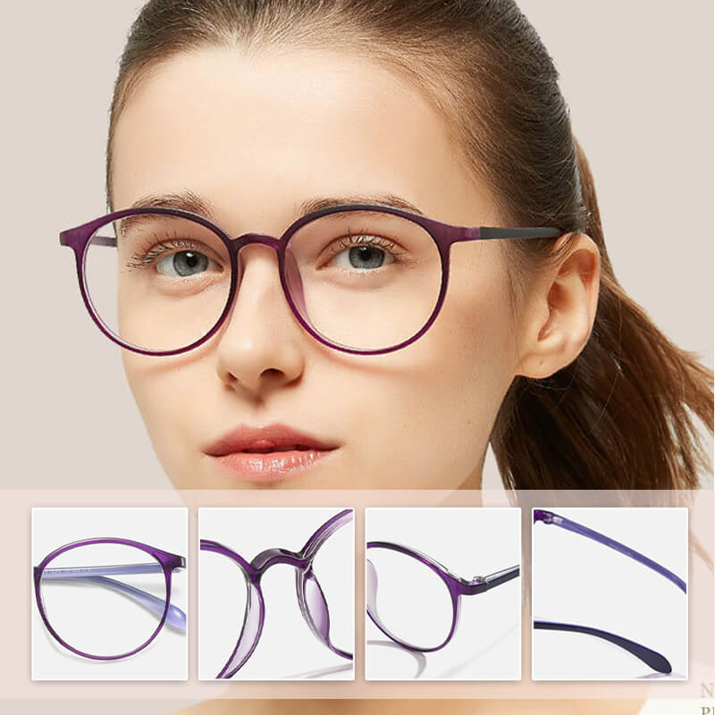 Runde Blaulichtfilter-Brille – Klare Sicht den ganzen Tag