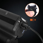 Fahrrad-Frontlicht LED 1000 Lumen, aufladbar mit 2000-mAh-Akku