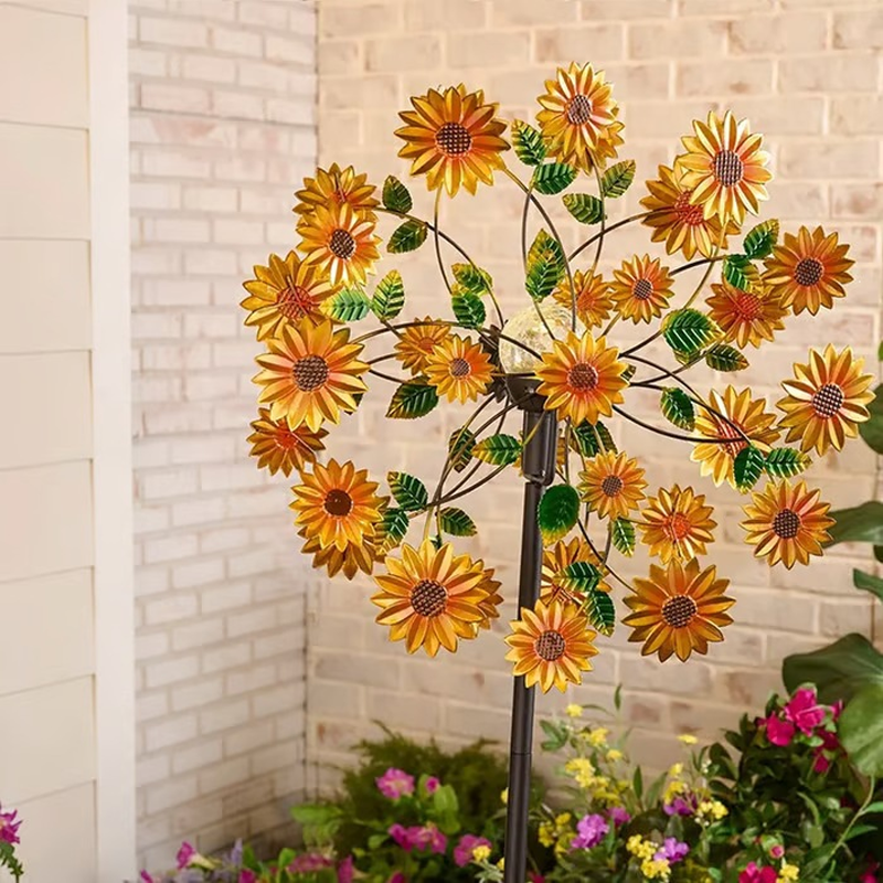 Kinetic Wind Spinner Garden – Rotating Garden Decoration