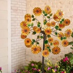 Kinetic Wind Spinner Garden – Rotating Garden Decoration