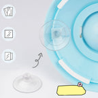 Bowl with floating ball for slow feeding