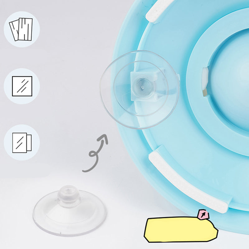 Bowl with floating ball for slow feeding