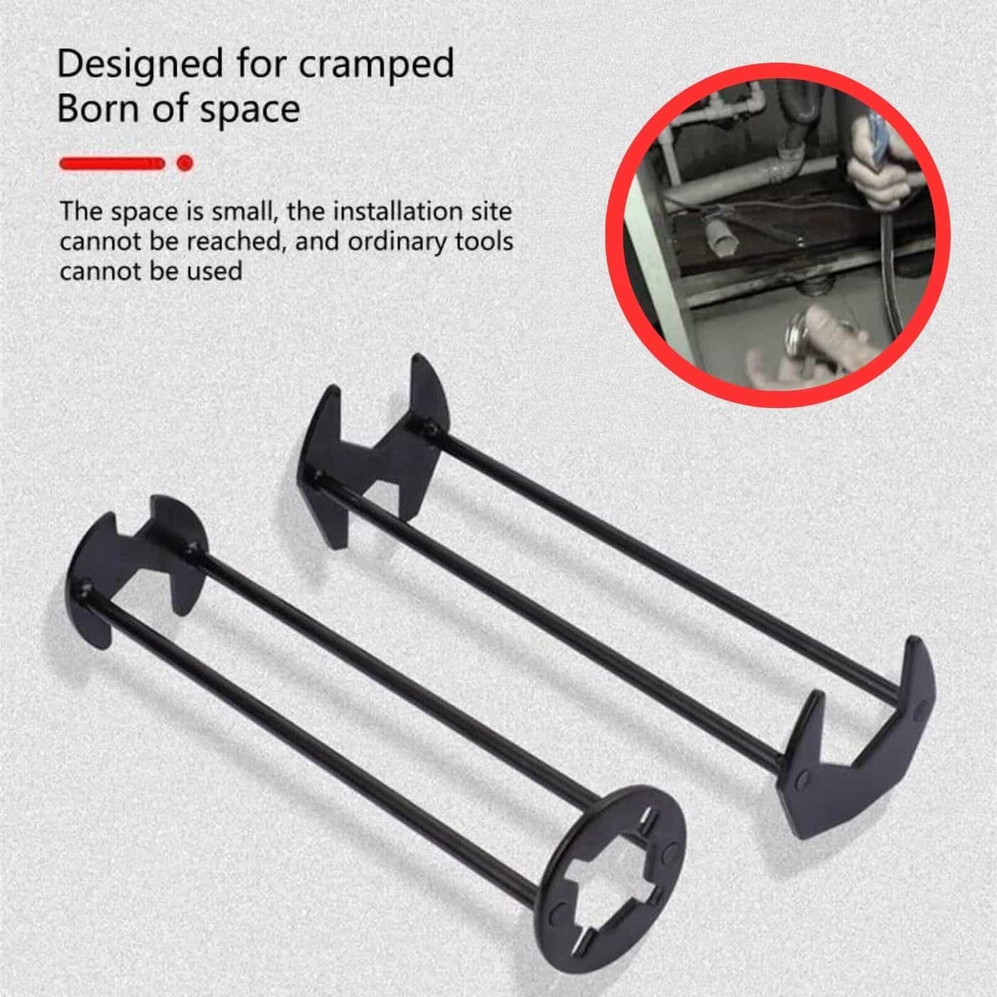 Pipe end wrench 360° with swivel function