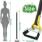 Stainless Steel Garden Hoe with Ergonomic Long Handle
