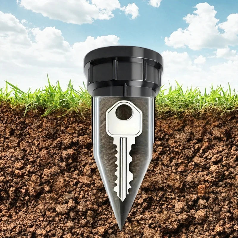 Garden Key Safe in Sprinkler Design
