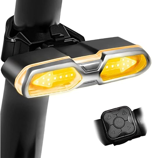 Fahrrad-Blinker mit Fernbedienung - Kabellose LED-Fahrtrichtungsanzeige