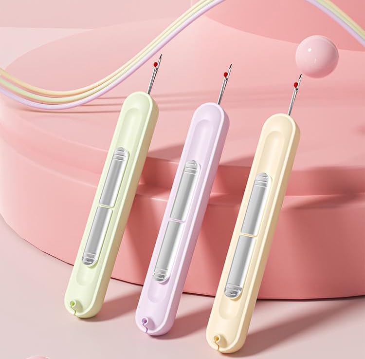 Threader and Seam Ripper 2-in-1 with Plastic Handle