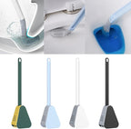 Toilet brush with long handle – Triangular TPR brush head