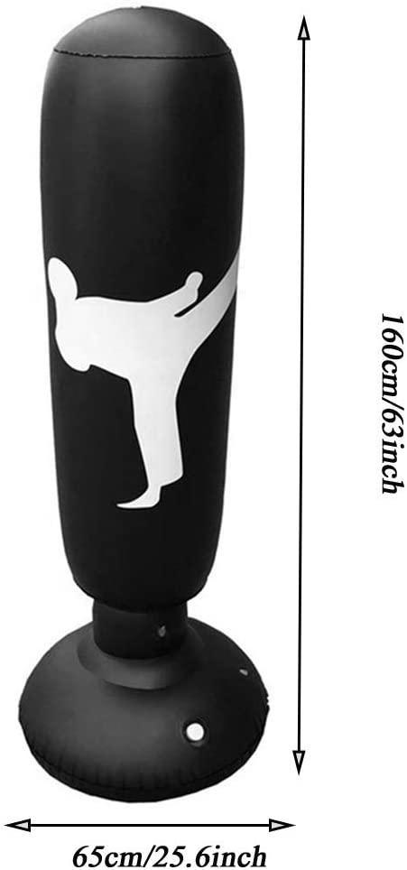 Inflatable punching bag for children and adults