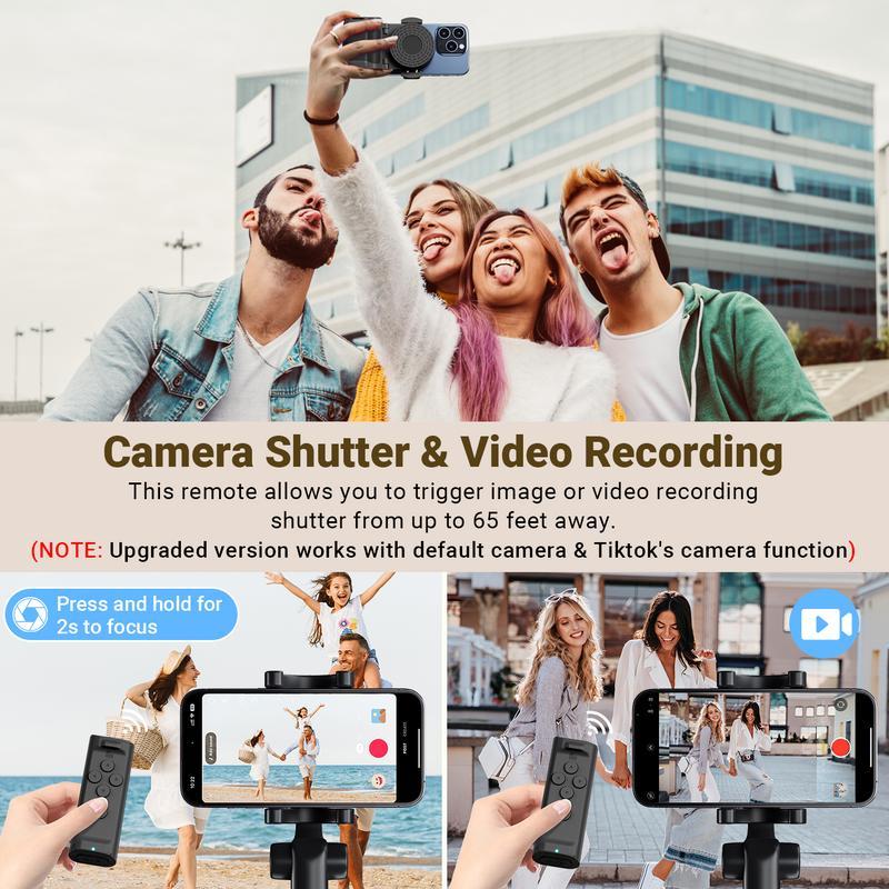 Smartphone Grip with Bluetooth Remote Shutter – Shake-Free Shots