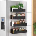 Magnetic Spice Rack Set with 4 Pieces – Powder-Coated Metal