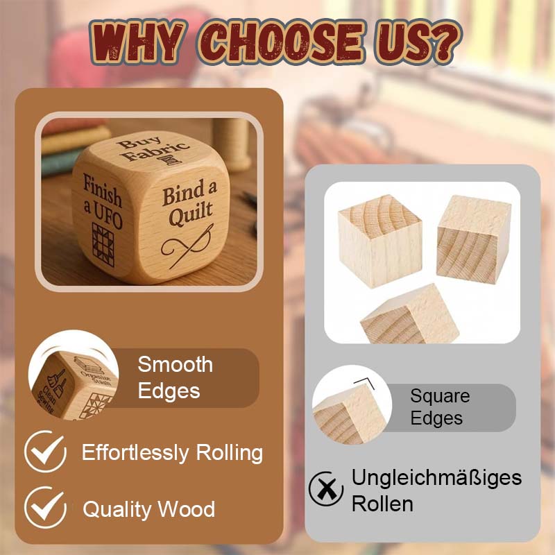 Wooden Decision Dice – Fun Gift for Any Occasion