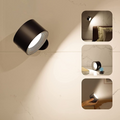 LED wall light with touch control and 360° swivel head