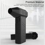 Cordless air duster gun with stepless speed control