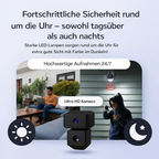 4K Surveillance Camera with Night Vision and Battery