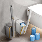 Einweg-Toilettenbürste mit Wandhalterung