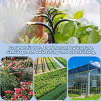 Irrigation system spray mist 360° adjustable