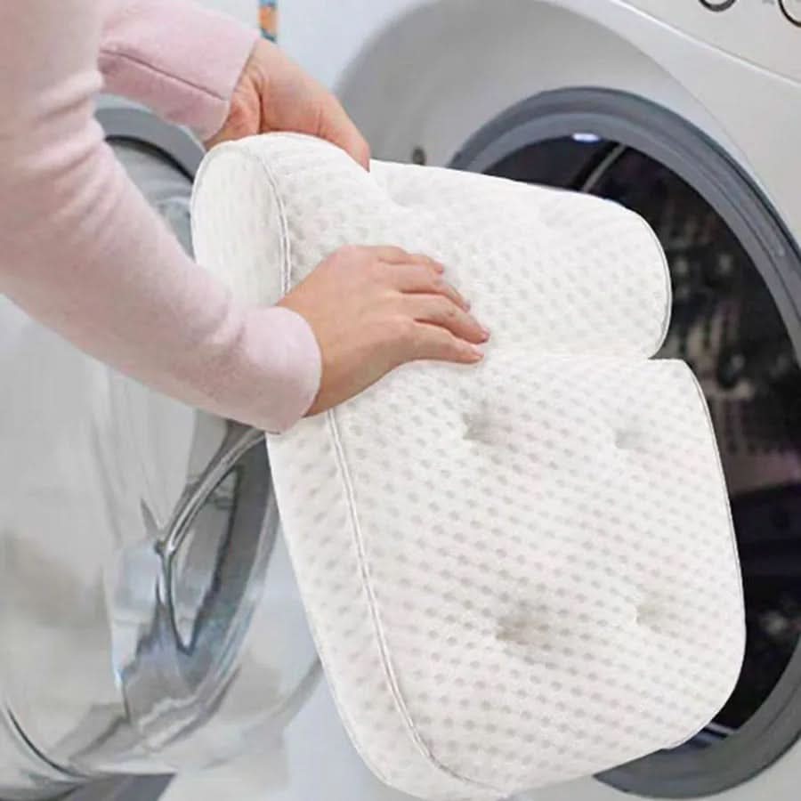 Badekissen mit Nackenstütze – ergonomisch, 38 × 34 cm