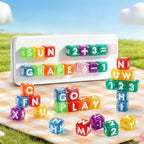 Magnetische Buchstabenwürfel 40-teilig mit Zahlen