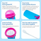 Slush maker cup with cooling core