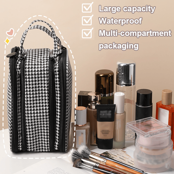 Cosmetic Bag with Compartments – Maximum Capacity